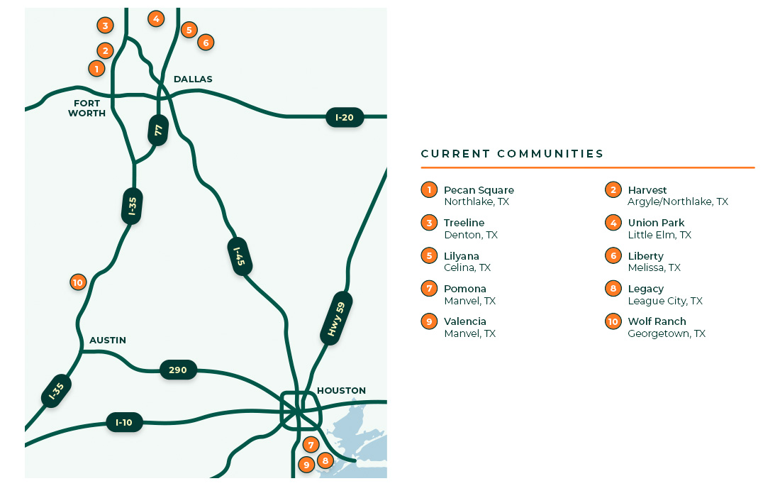 communities map